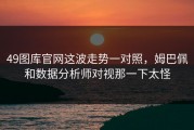49图库官网这波走势一对照，姆巴佩和数据分析师对视那一下太怪
