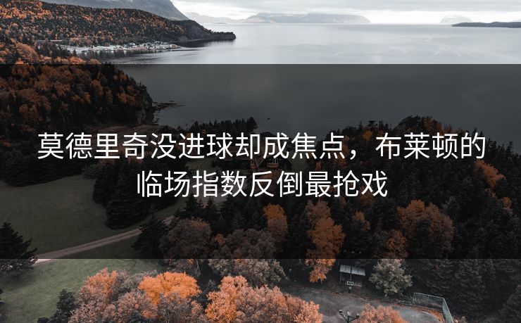 莫德里奇没进球却成焦点，布莱顿的临场指数反倒最抢戏